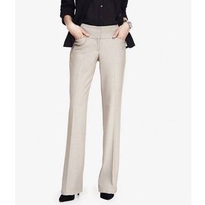 Low Rise Flare Wide Waistband Editor Pant